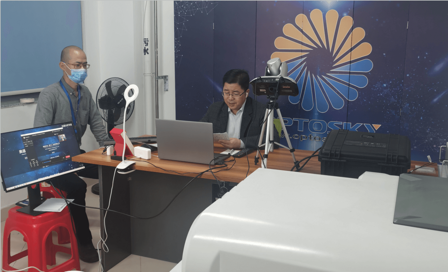 隔离不隔绝,网络直播课助力奥谱天成服务客户
